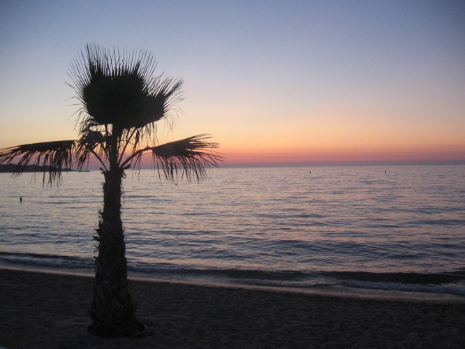 Korsika im Abendrot