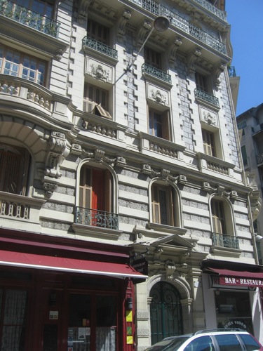Schönes altes Hotel in Nizza