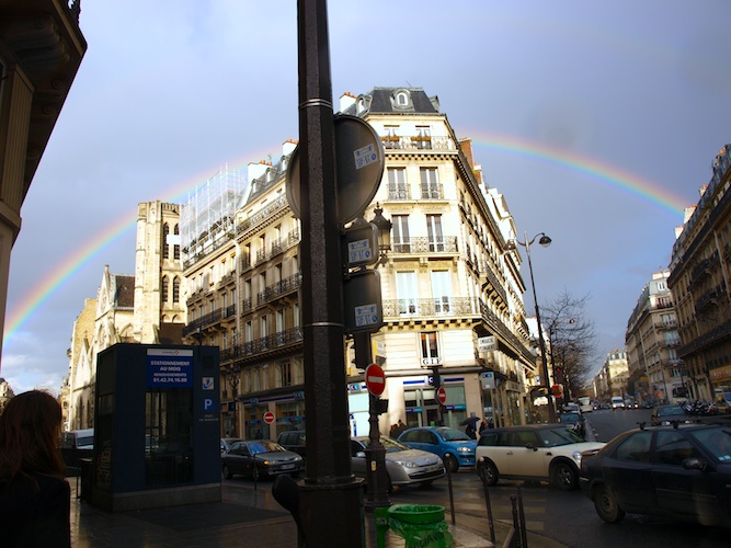 Regenbogen in Paris