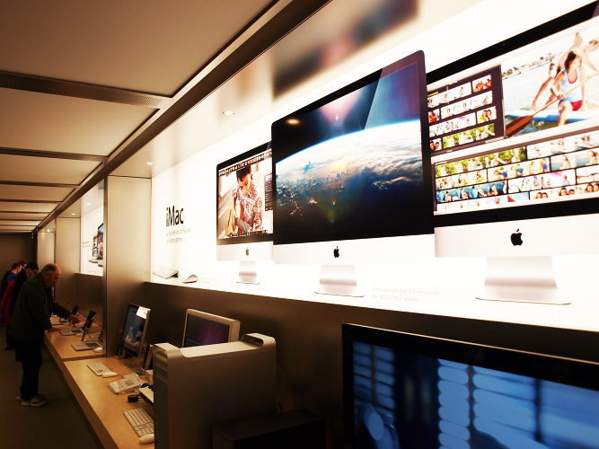 iMac 27 Zoll im Apple Store Paris