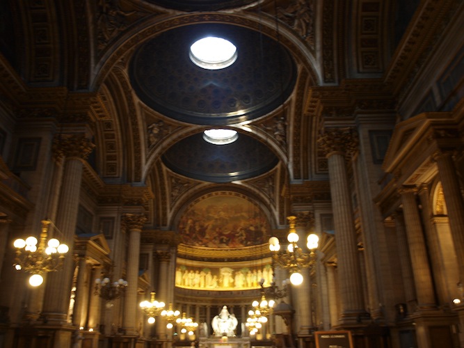 In der Kirche la Madleine