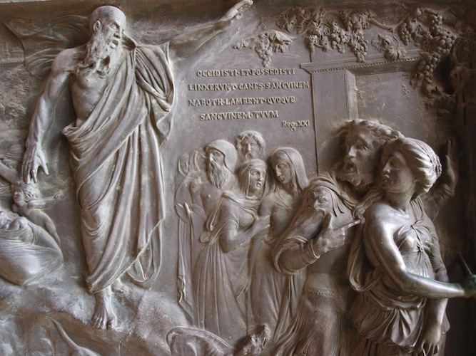 Biblische Geschichten an der Wand