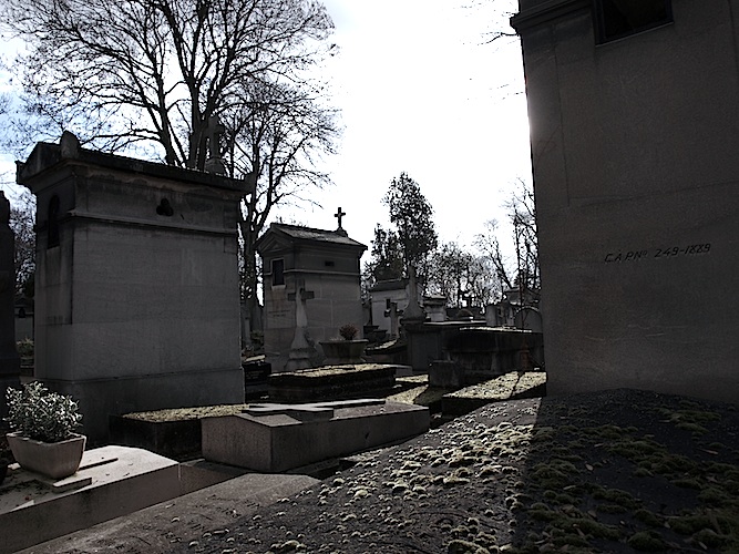 Schönes Licht auf Pere Lachaise