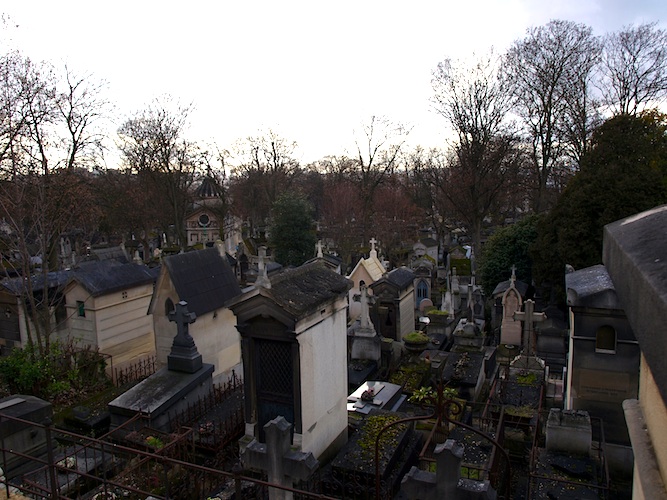 Gräber auf dem Friedhof Père Lachaise